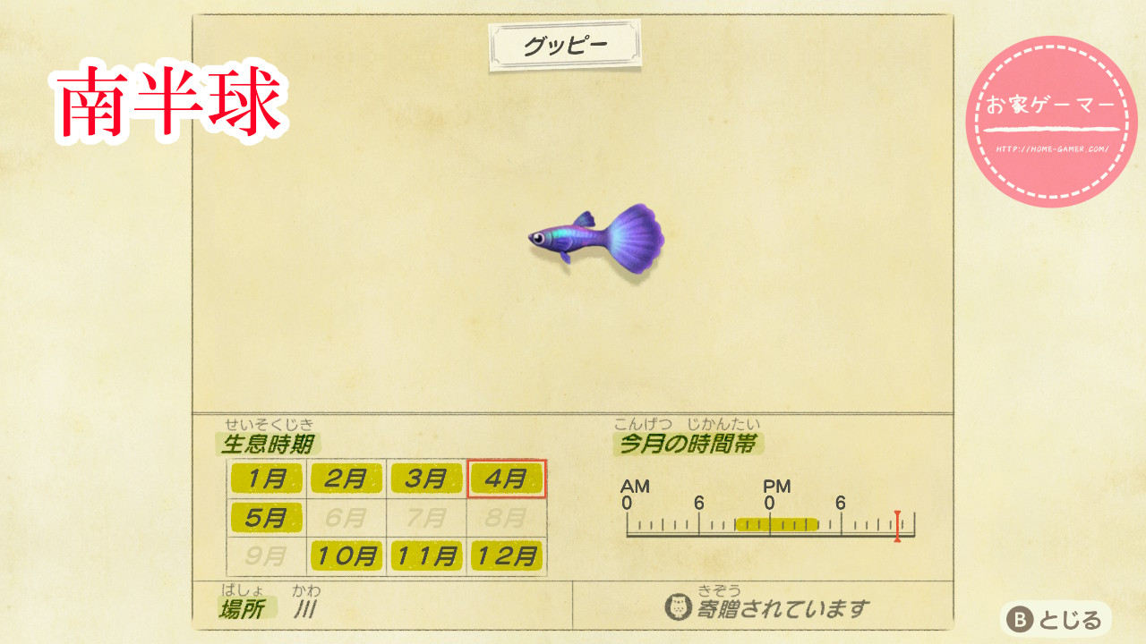 令和2年5月更新 あつまれ どうぶつの森 魚図鑑 コンプリートへの道 ページ 2 お家ゲーマ