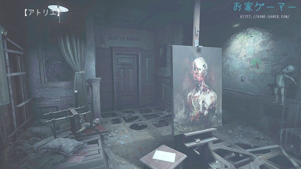 レイヤーズオブフィアー,Layers of Fear,2023,攻略,画家の物語,絵筆,PS5,STEAM,X box