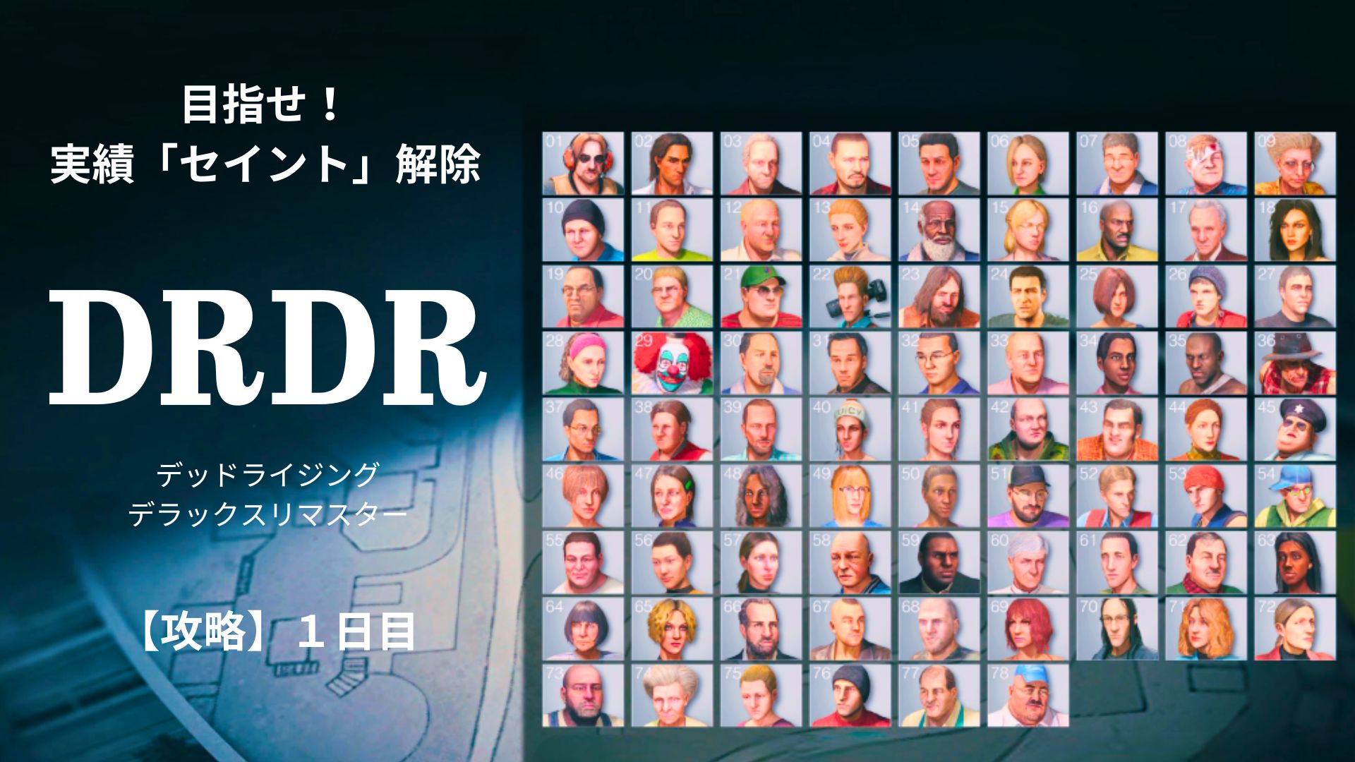 DRDR,デッドライジング,攻略,セイント,無限耐久本,隠し武器,強化本,∞モード,