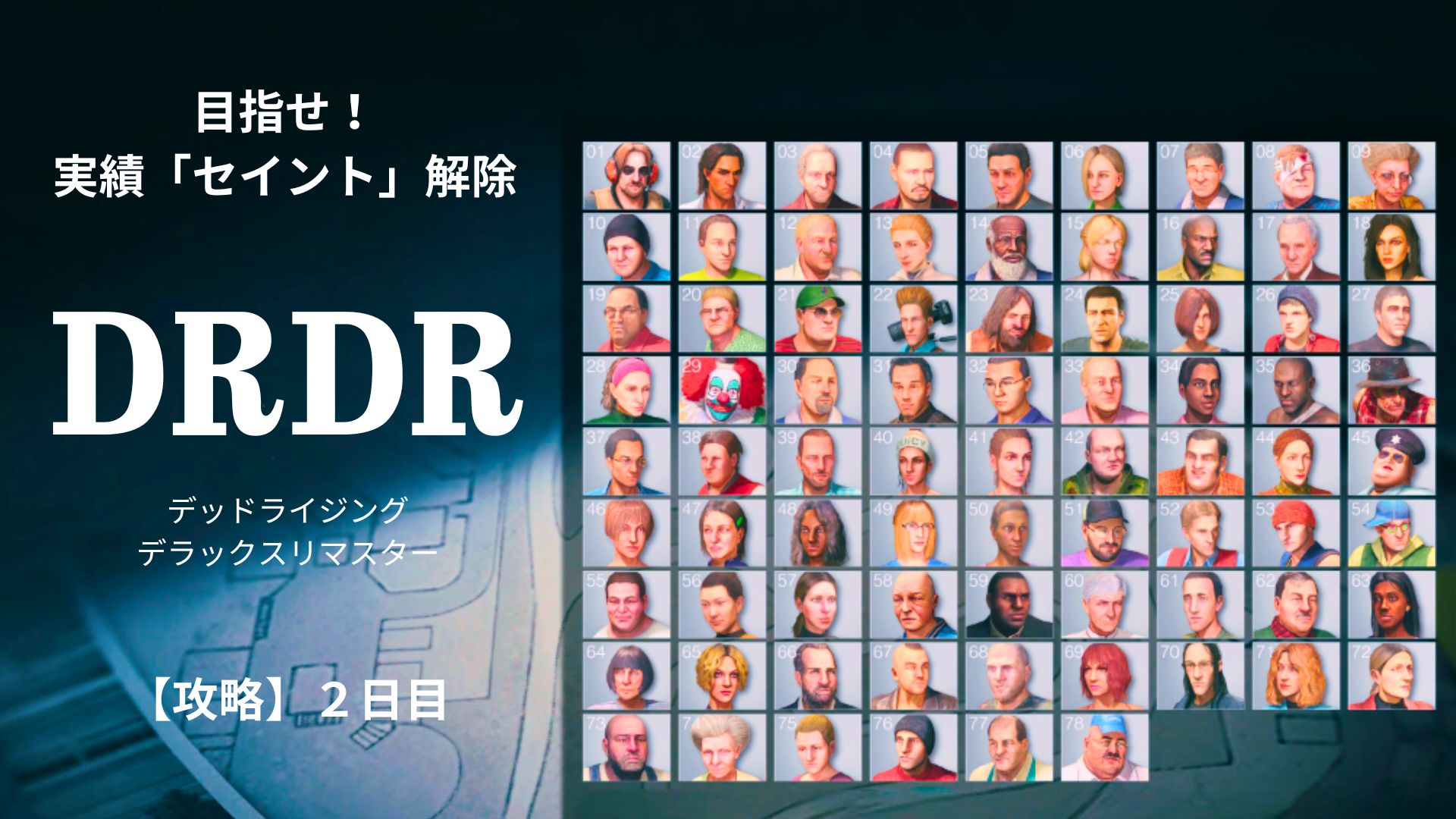 DRDR,デッドライジング,攻略,セイント,無限耐久本,隠し武器,強化本,∞モード,