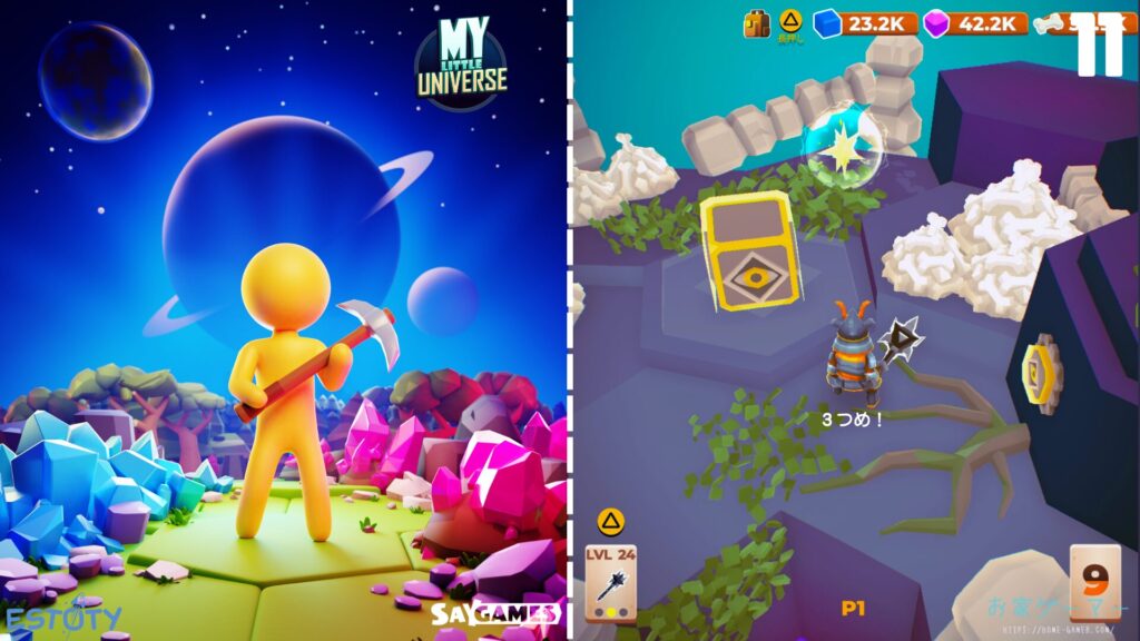 マイリトルユニバース,攻略,MY Little Universe,ステージ6,オディセイム,鍵,サボテン,アズライト,アメジスト,サメ,石炭,石灰岩,ハーピー,ミノタウロス,ミノタウロスの門,緑のブロック,ダイダロス,ダイヤモンド,2人プレイ,PS5,PC,Switch2,ダイタロス,ミノタウロスの巣,ギリシア神話