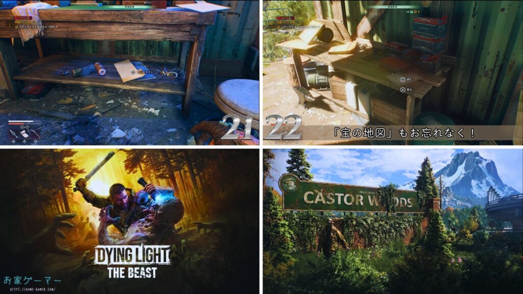 Dying Light The Beast,ダイイングライト ビースト,攻略,コレクタブル,収集品,設計図,ニューゲーム＋,強くてニューゲーム,追加された,PS5,PS4,ファームランド,別荘区域,マップ,地図,武器,フレアチャーム,炎のチャーム,見つからない
